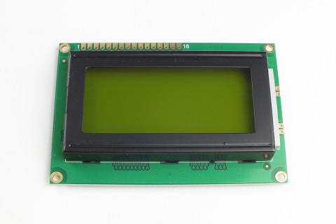 Immagine: Display LCD 16x4 giallo/verde