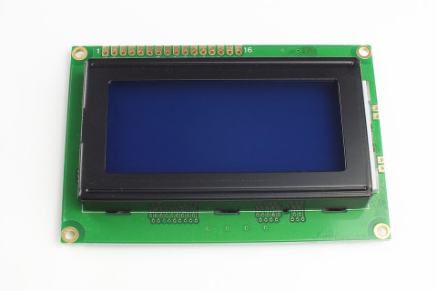 Immagine: Display LCD 16x4 blu