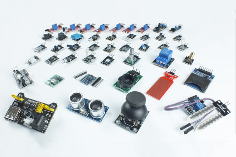 Immagine: 45 in 1 kit di sensori e moduli per Arduino