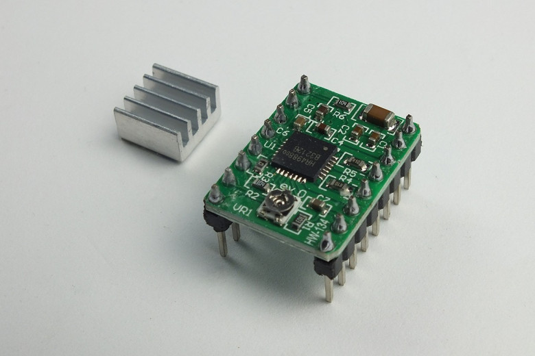 Stepper Motor Driver A4988 con dissipatore