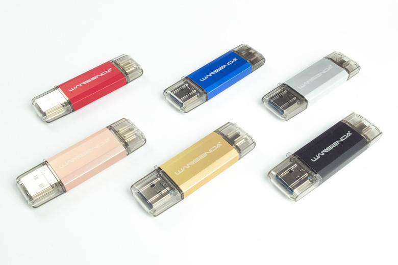 Chiavetta USB 3.0 per smartphone e PC da 128GB Colore blu
