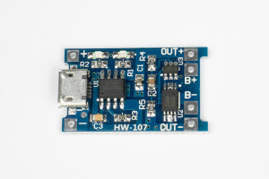 Modulo di ricarica batteria Li-Ion TP4056 con circuito di protezione