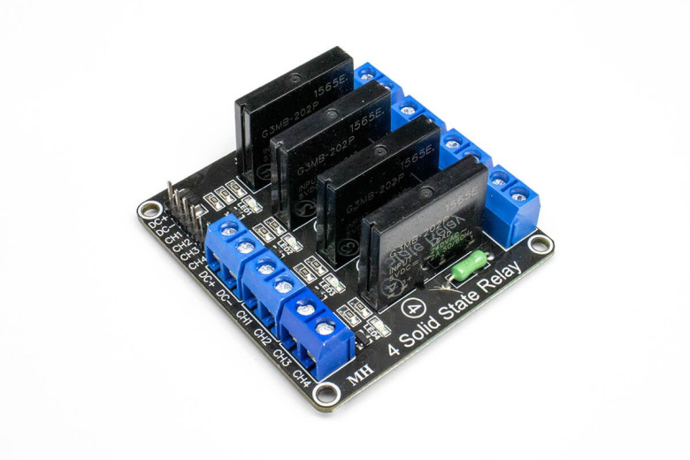 Modulo relè a stato solido SSR 5V a 4 canali Modulo relè a stato solido SSR 5V a 4 canali