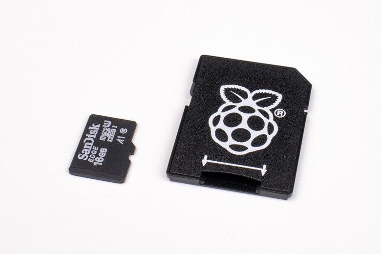 MicroSD con Raspberry Pi OS