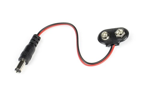 Immagine: Connettore batteria 9V con power jack