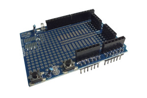 Prototype Shield V.5 con mini breadboard