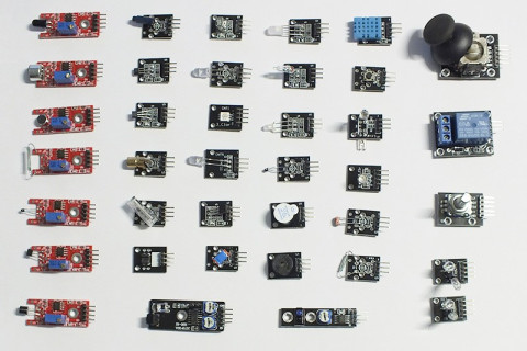 Immagine: 37 in 1 kit di sensori e moduli per Arduino