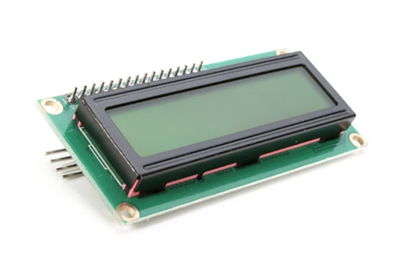 Display LCD 16x2 giallo/verde retroilluminato con interfaccia I2C