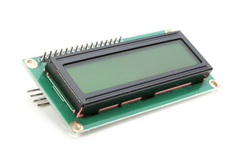 Immagine: Display LCD 16x2 giallo/verde retroilluminato con interfaccia I2C