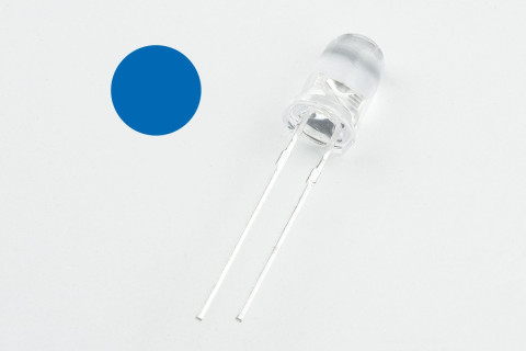 Immagine: LED blu (trasparente) 5mm
