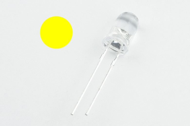 LED giallo (trasparente) 5mm